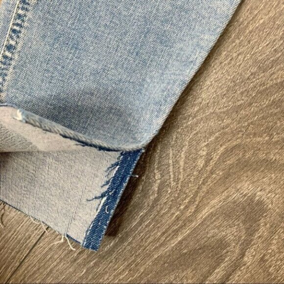 Anthropologie Joe's Jeans Skinny Jeans Split hem distressed Light wash blue 25 - Picture 11 of 16